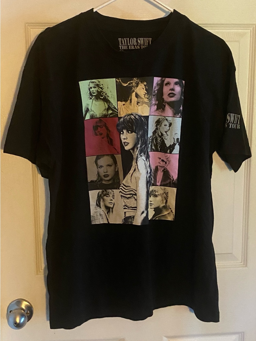 Taylor Swift The Eras Tour Black Graphic Tee Size Large